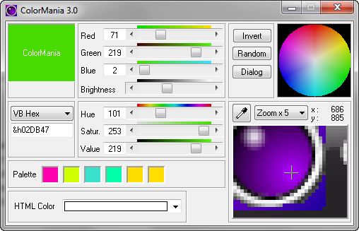 hot keys for microsoft invert color
